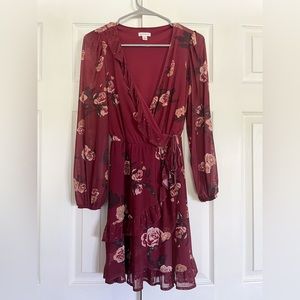 Red Floral Dress